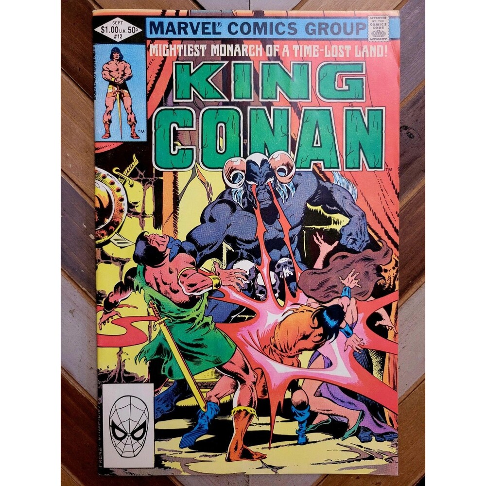 Conan The King #12 (Marvel 1982) "Tombs Under Tarantia" Ron Frenz Art (5.0)